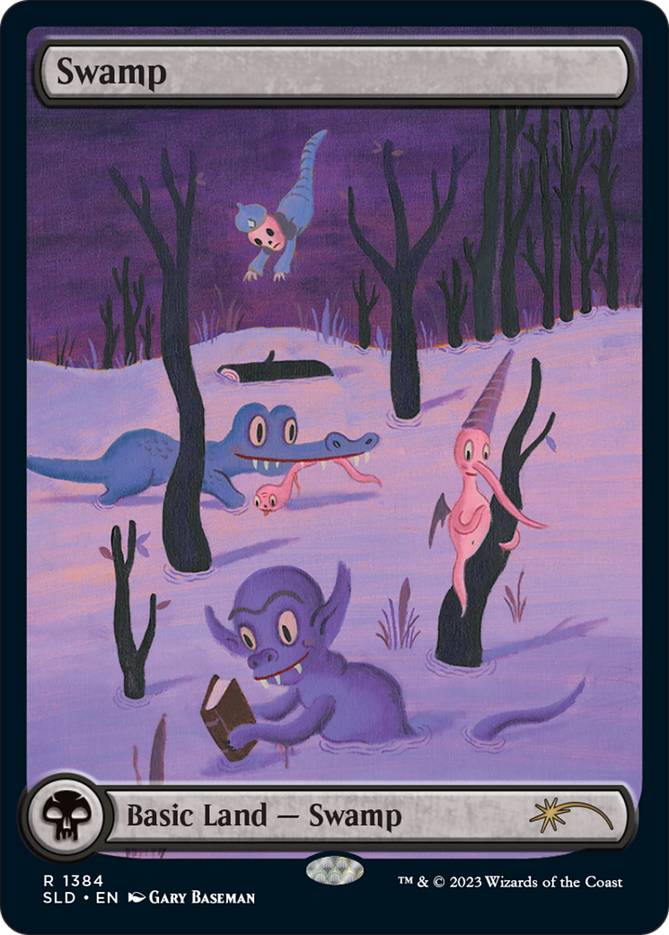 Swamp (SLD-1384) - Secret Lair Drop: (Full Art)