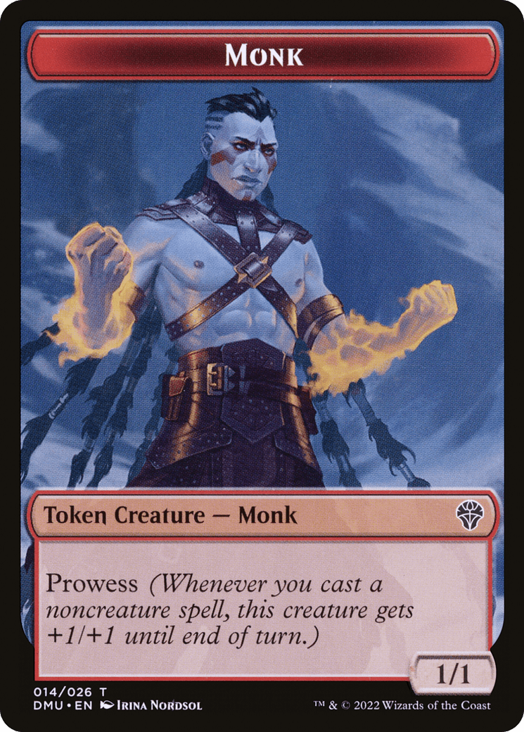 Monk (TDMU-014) - Dominaria United Tokens Foil