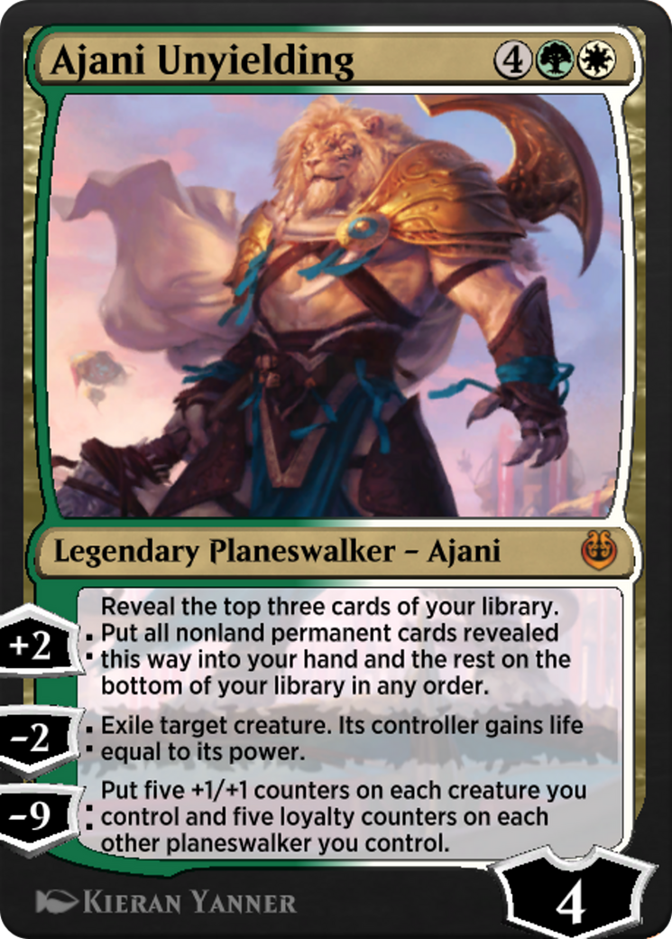 Ajani Unyielding (KLR-188) - Kaladesh Remastered