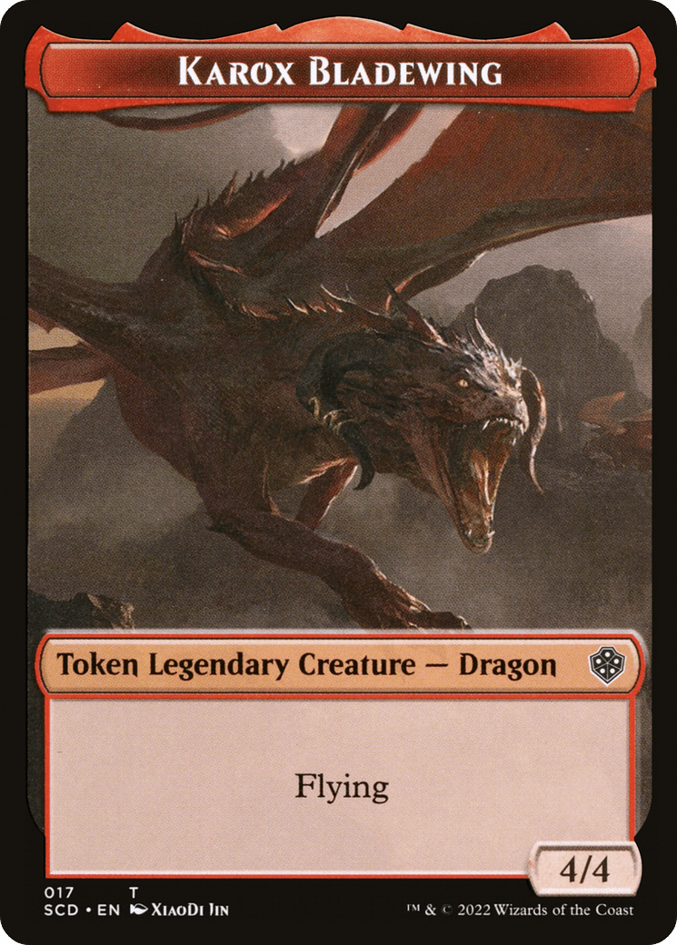 Karox Bladewing (TSCD-017) - Starter Commander Deck Tokens Foil