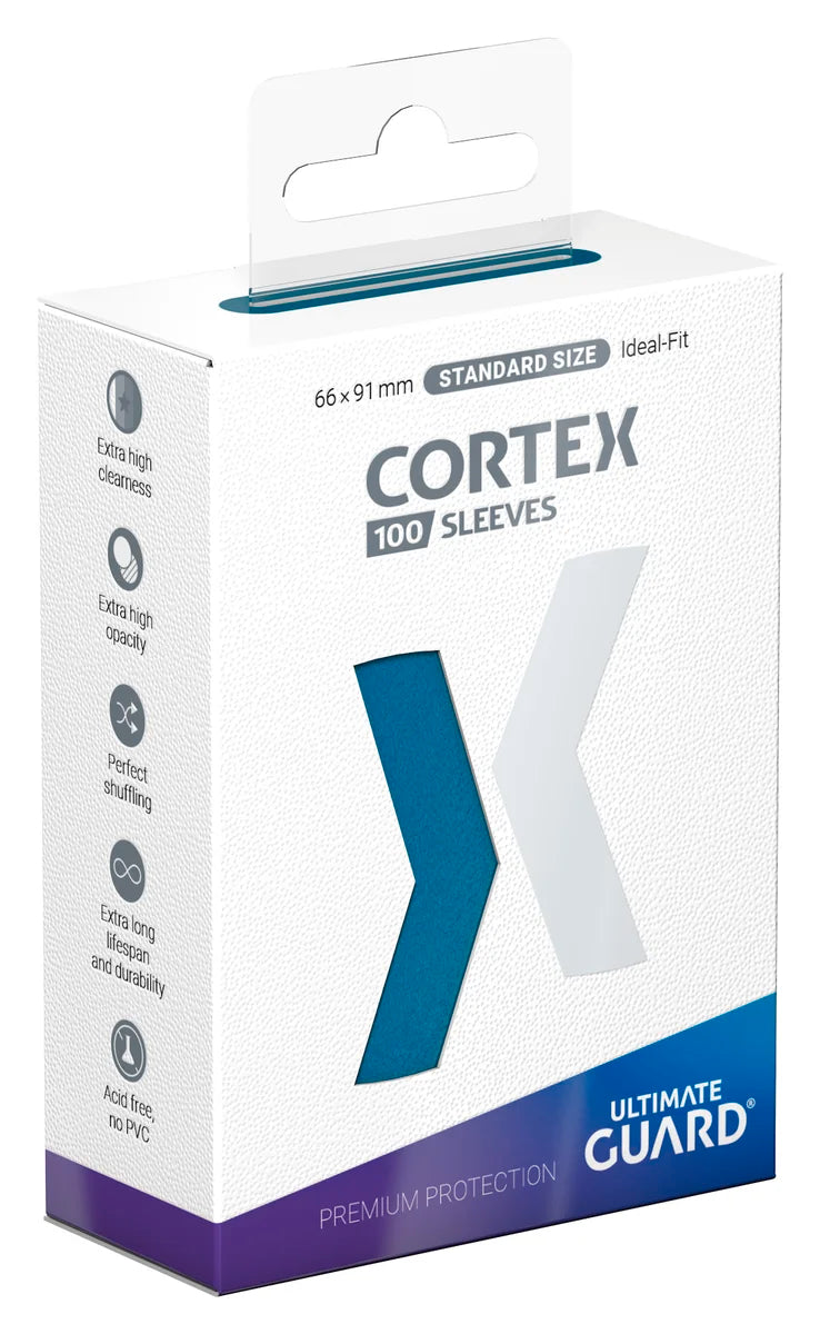 Ultimate Guard: Cortex | Standard Size Sleeves | 100ct | Petrol (Glossy)