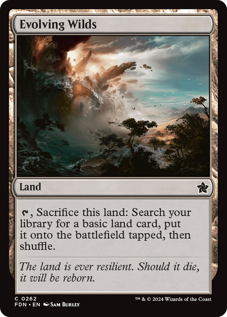 Evolving Wilds (FDN-262) - Foundations Foil