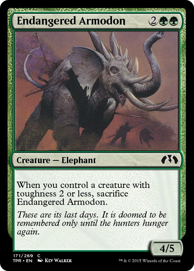 Endangered Armodon (TPR-171) - Tempest Remastered Foil