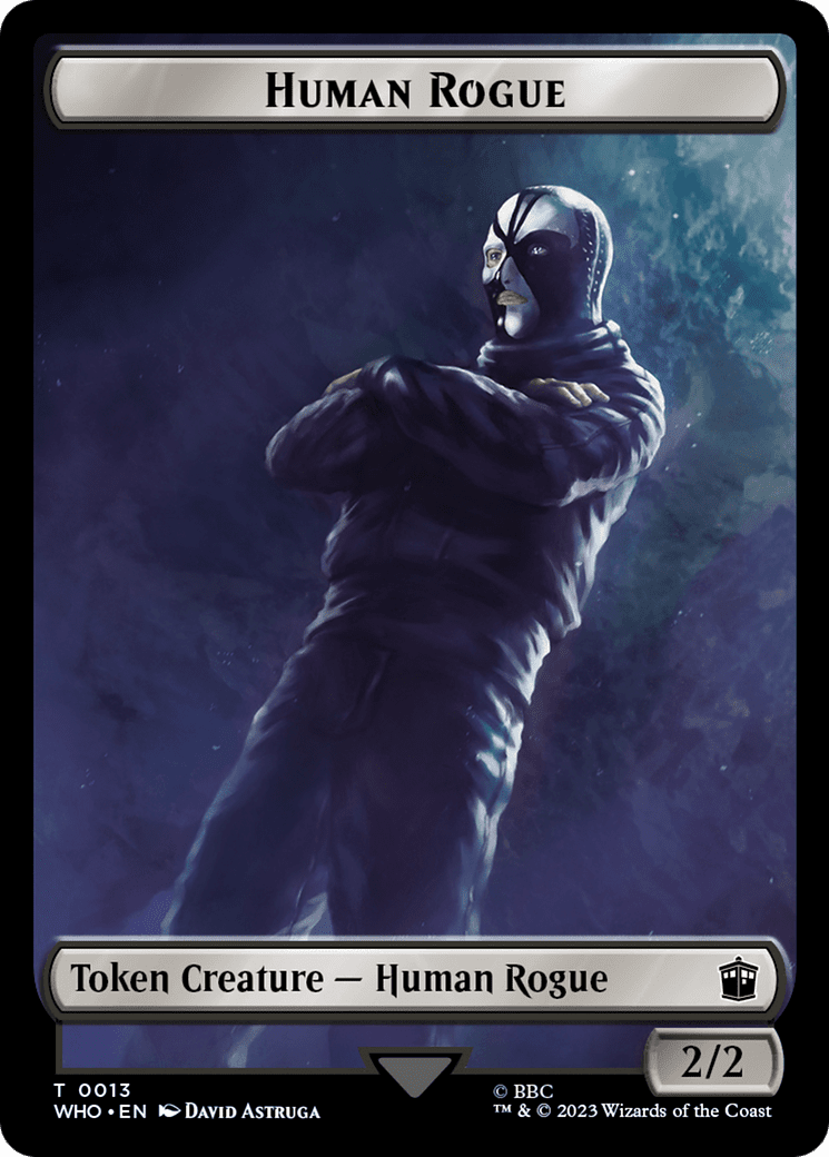 Human Rogue (TWHO-013) - Doctor Who Tokens Foil