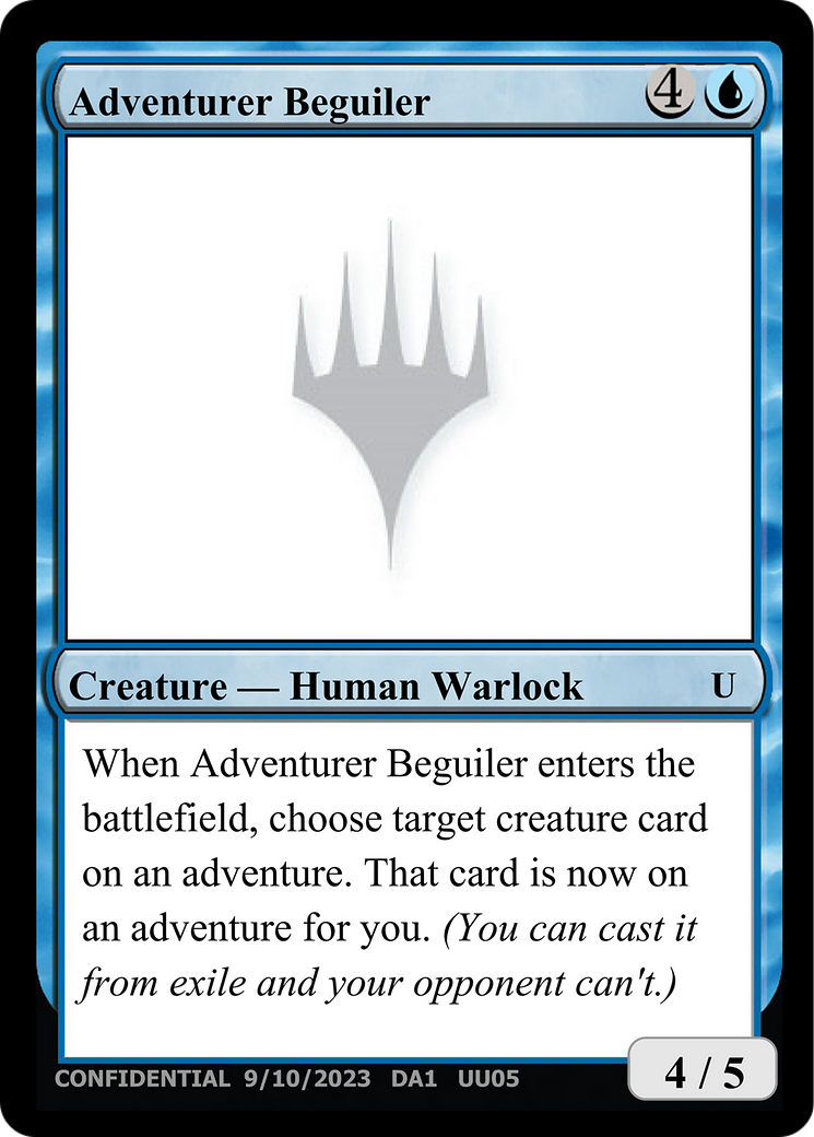 Adventurer Beguiler (DA1-UU05) - Unknown Event