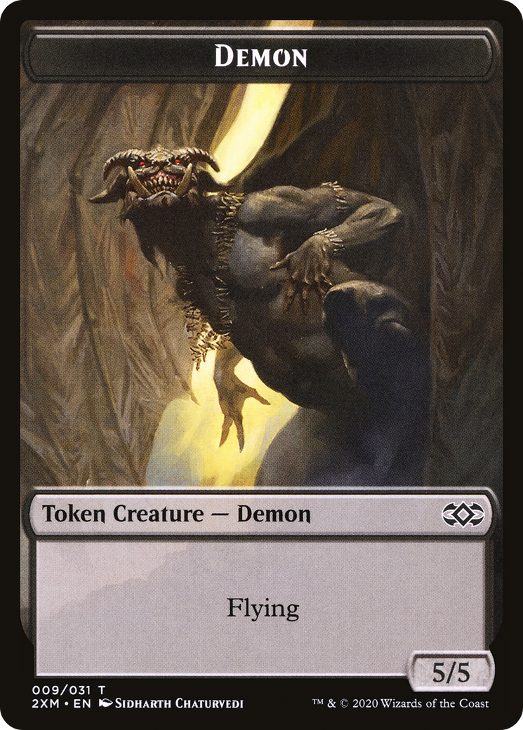 Demon (T2XM-009) - Double Masters Tokens