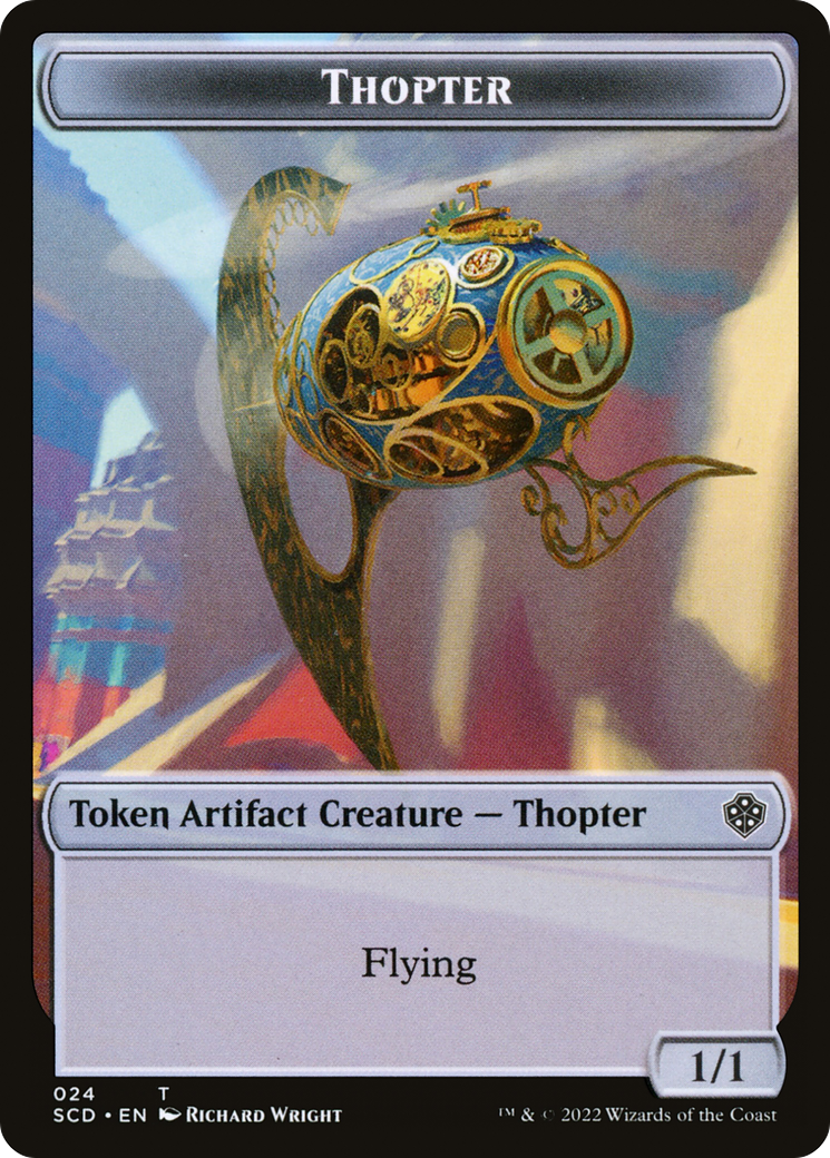 Thopter (TSCD-024) - Starter Commander Deck Tokens Foil