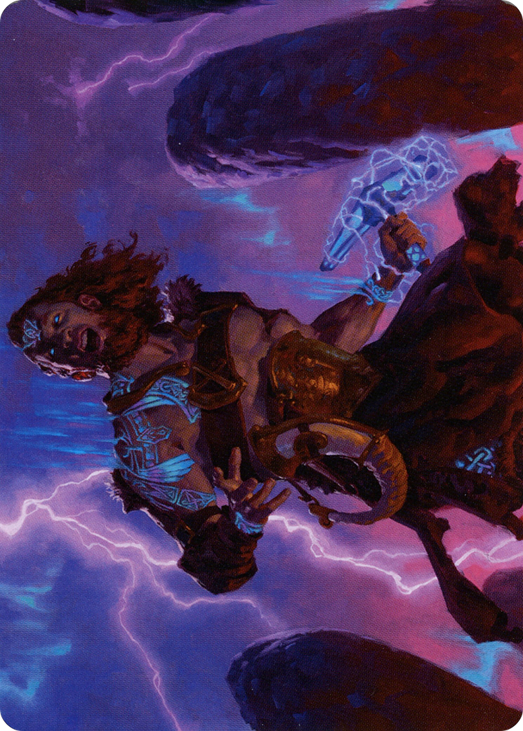 Toralf, God of Fury // Toralf, God of Fury (AKHM-039) - Kaldheim Art Series (Borderless) Foil