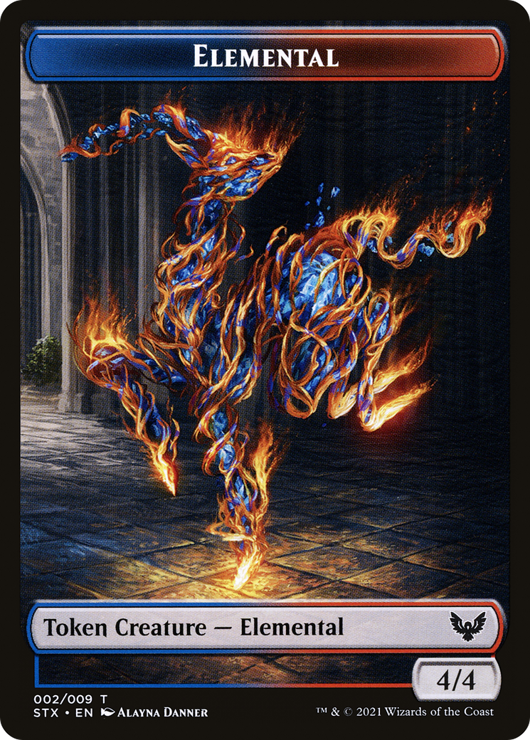 Elemental (TSTX-002) - Strixhaven: School of Mages Tokens Foil