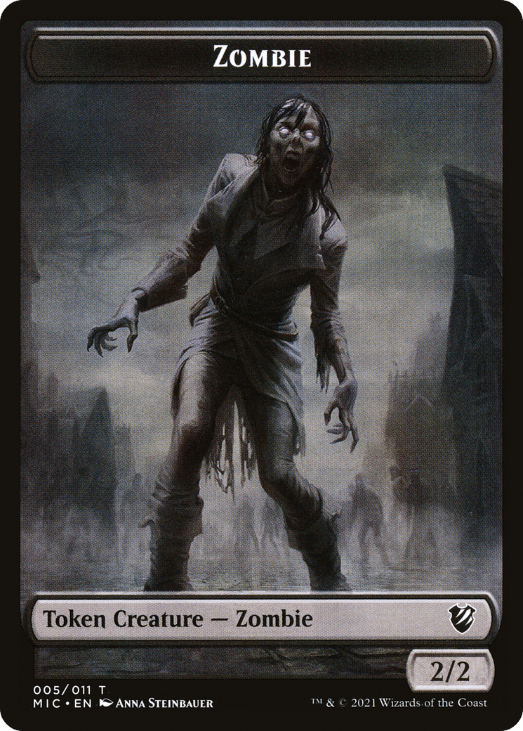 Zombie (TMIC-005) - Midnight Hunt Commander Tokens
