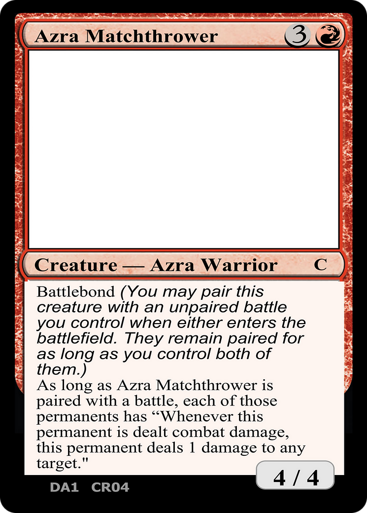Azra Matchthrower (DA1-CR04A) - Unknown Event