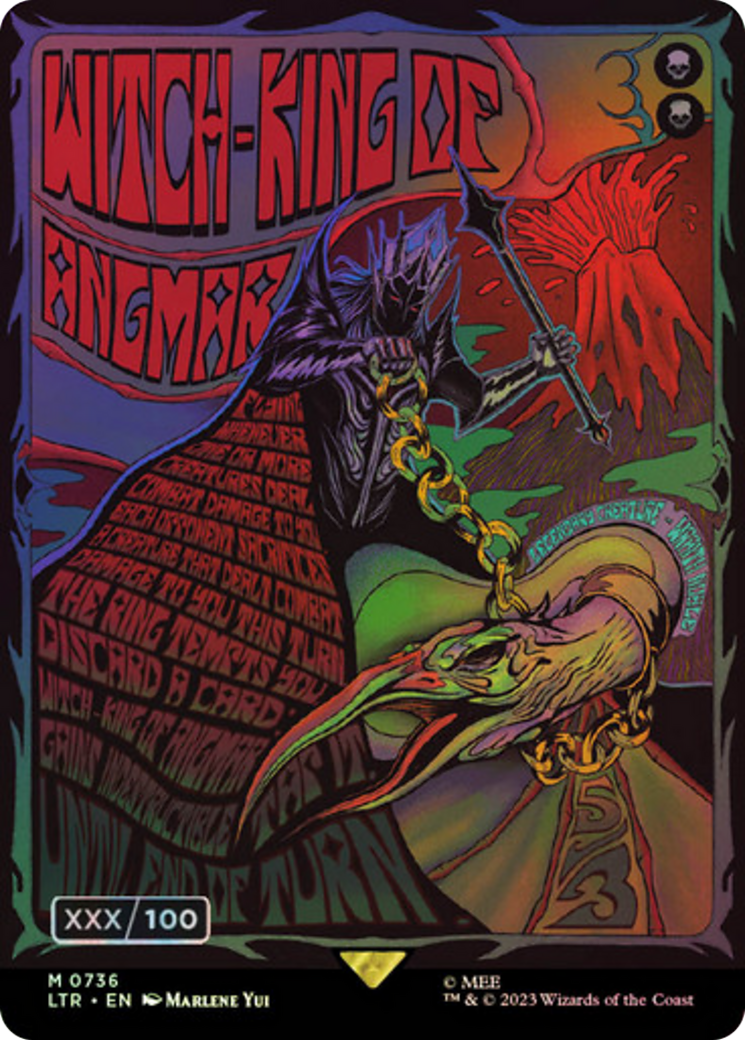 Witch-king of Angmar (LTR-736Z) - The Lord of the Rings: Tales of Middle-earth (Borderless) Foil