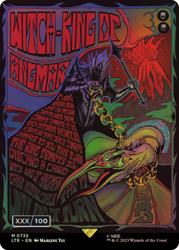 Witch-king of Angmar (LTR-736Z) - The Lord of the Rings: Tales of Middle-earth (Borderless) Foil