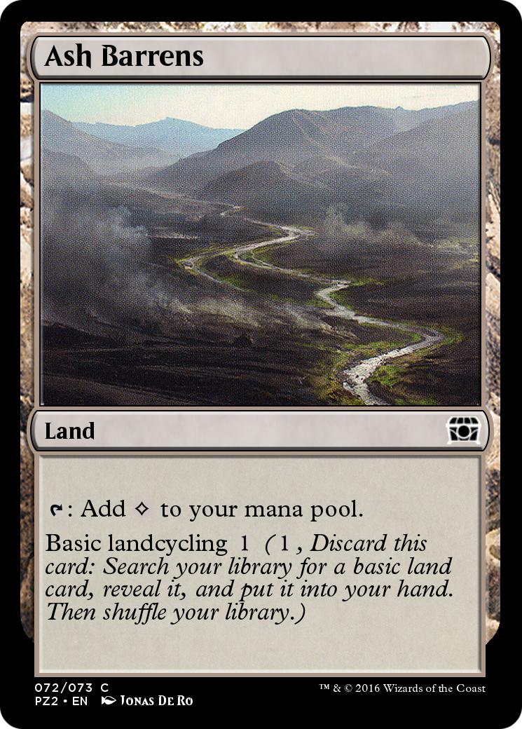 Ash Barrens (PZ2-072) - Treasure Chest Foil