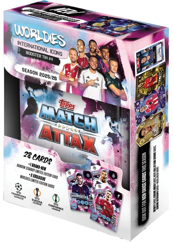 Topps UCC Match Attax | Mini Tin | Worldies #4 - International Icons (Season 2025/2026)