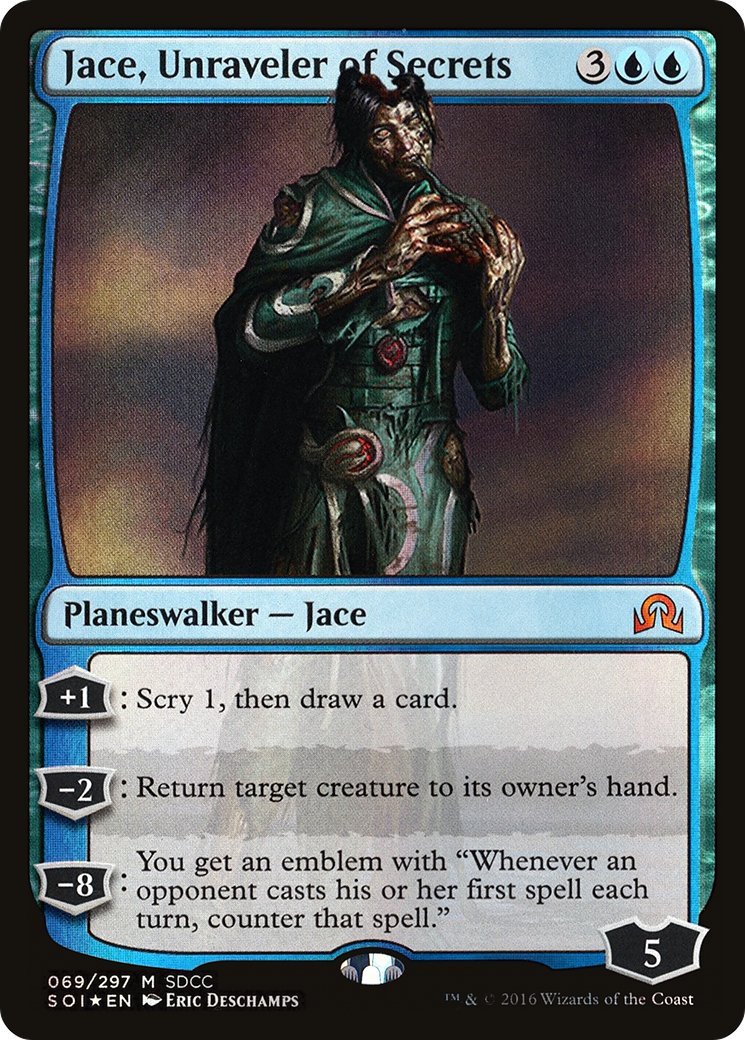Jace, Unraveler of Secrets (PS16-069) - San Diego Comic-Con 2016 Foil