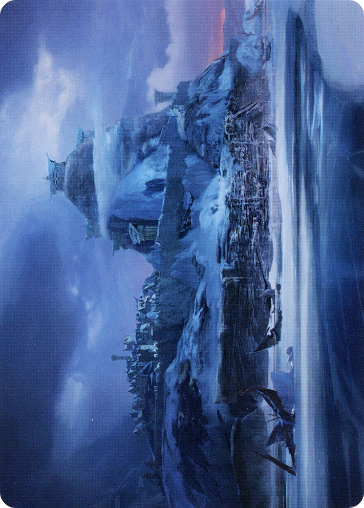 Port of Karfell // Port of Karfell (AKHM-072) - Kaldheim Art Series (Borderless) Foil