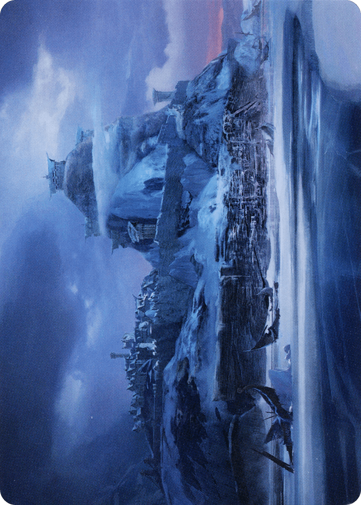 Port of Karfell // Port of Karfell (AKHM-072) - Kaldheim Art Series (Borderless) Foil