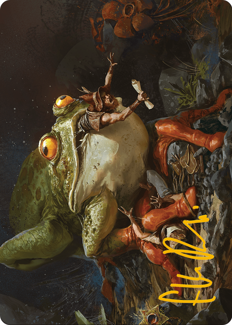 Rampant Frogantua // Rampant Frogantua (AMH3-032) - Modern Horizons 3 Art Series (Borderless)