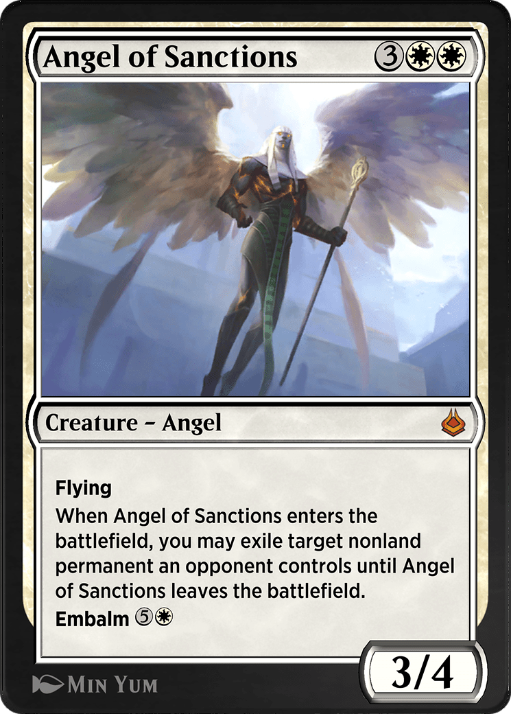Angel of Sanctions (AKR-001) - Amonkhet Remastered