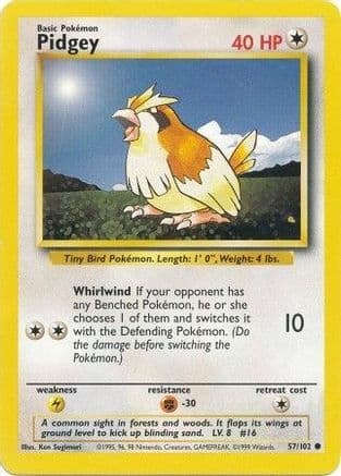 Pidgey 057/102 - Base Set