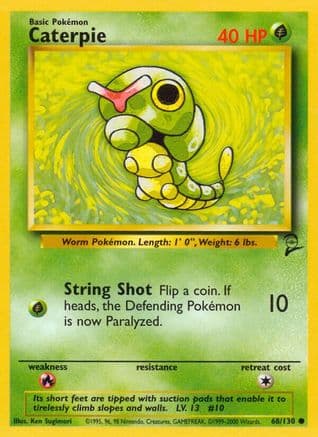 Caterpie 068/130 - Base Set 2