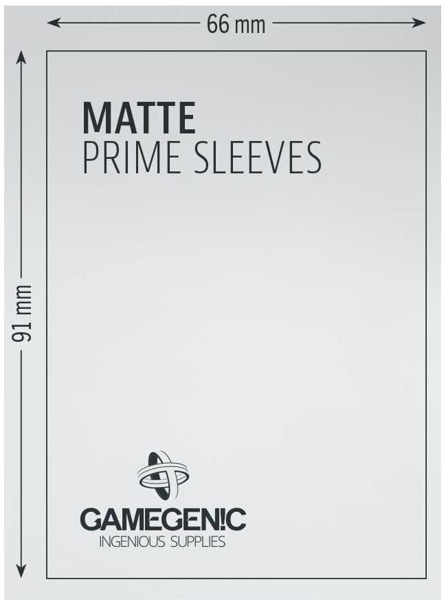 Gamegenic | Matte Prime Card Sleeves | Blue (66 x 91mm) - 100ct