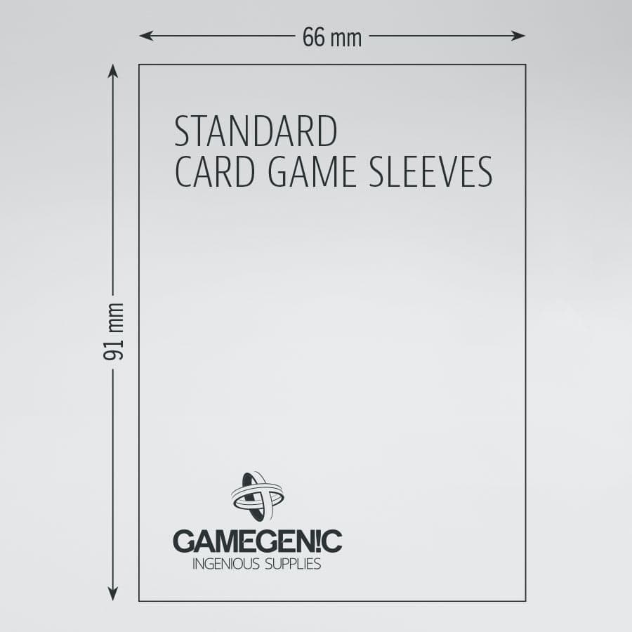 Gamegenic | Board Game Sleeves | Prime | Standard Size (66 x 91mm) - 200ct Value Pack