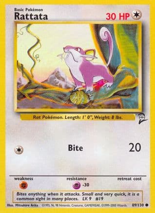 Rattata 089/130 - Base Set 2