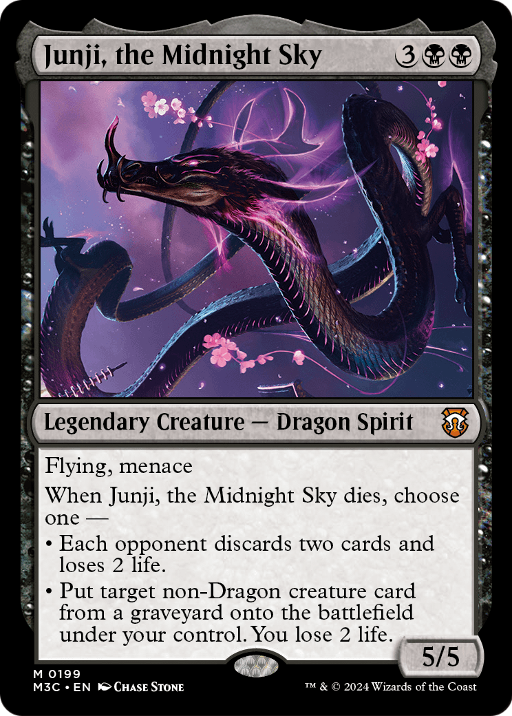 Junji, the Midnight Sky (M3C-199) - Modern Horizons 3 Commander Foil