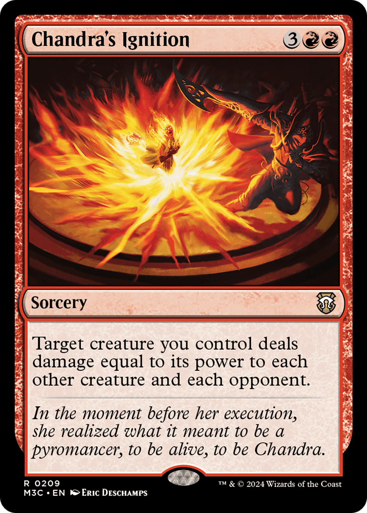 Chandra's Ignition (M3C-209) - Modern Horizons 3 Commander Foil