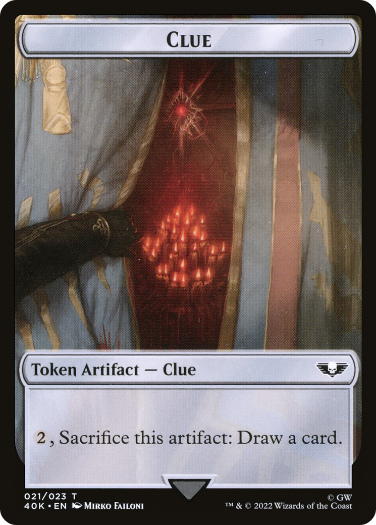 Clue (T40K-021) - Warhammer 40,000 Tokens