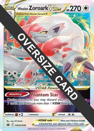 Hisuian Zoroark VSTAR SWSH298 SWSH298- Jumbo Cards Holofoil