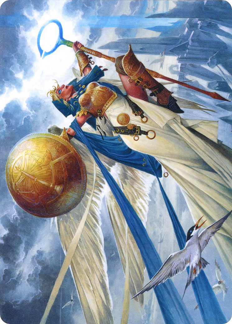 Linvala, Shield of Sea Gate // Linvala, Shield of Sea Gate (AZNR-077) - Zendikar Rising Art Series (Borderless)