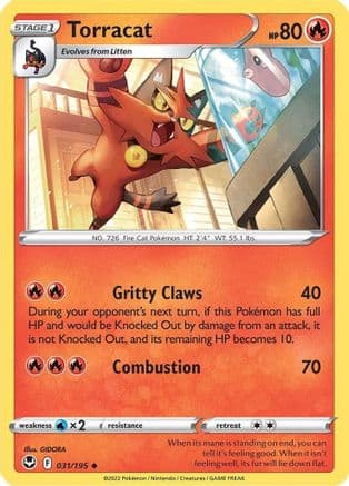 Torracat 031/195 - SWSH12 Silver Tempest
