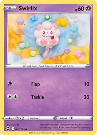 Swirlix 083/195 - SWSH12 Silver Tempest