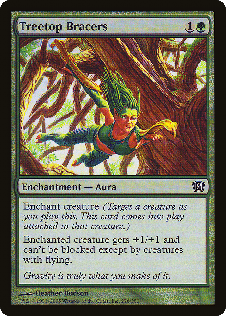Treetop Bracers (9ED-276★) - Ninth Edition Foil
