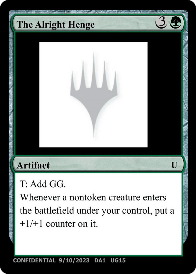 The Alright Henge (DA1-UG15) - Unknown Event