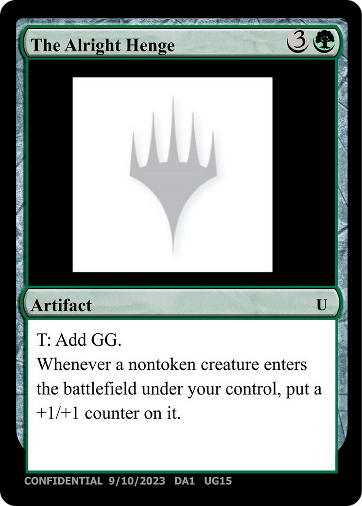 The Alright Henge (DA1-UG15) - Unknown Event
