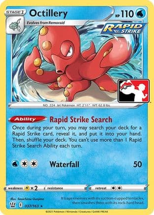 Octillery 37- Prize Pack Series Cards Holofoil