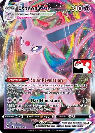 Espeon VMAX - Holofoil Prize Pack Series Cards - Ultra Rare