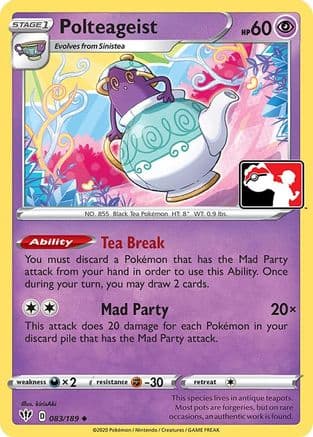 Polteageist 83- Prize Pack Series Cards Holofoil
