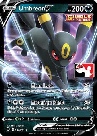 Umbreon V 94- Prize Pack Series Cards Holofoil