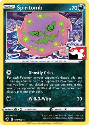 Spiritomb 103- Prize Pack Series Cards Holofoil