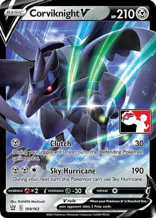 Corviknight V 109- Prize Pack Series Cards Holofoil