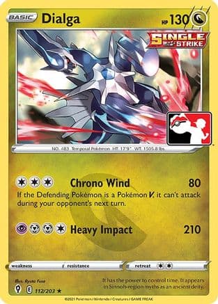 Dialga 112- Prize Pack Series Cards