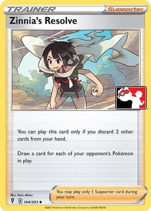 Zinnia's Resolve 164- Prize Pack Series Cards Holofoil