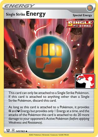 Single Strike Energy 141- Prize Pack Series Cards Holofoil