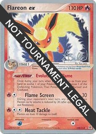 Flareon ex 2006 (Jimmy Ballard) 108- World Championship Decks