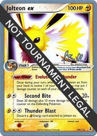 Jolteon ex 2006 (Jimmy Ballard) 109- World Championship Decks